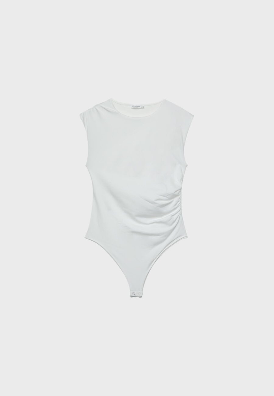 Gathered bodysuit