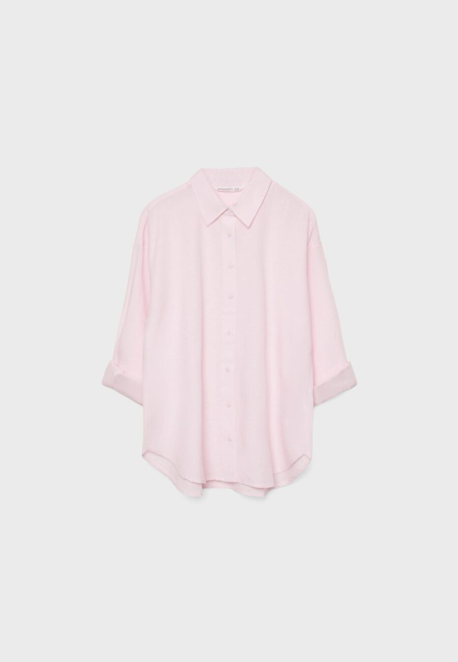 Linen blend shirt