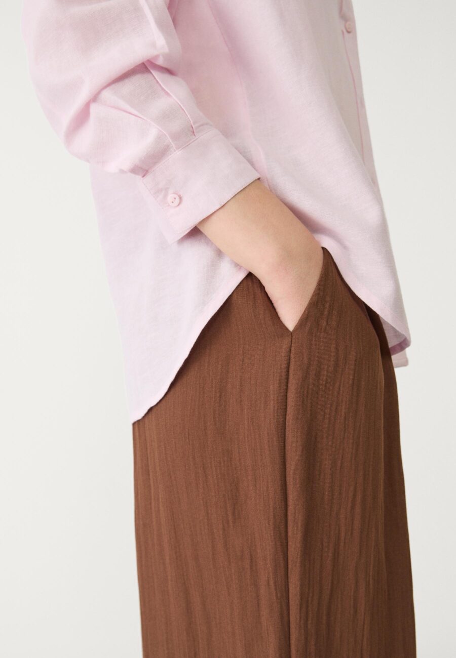 Linen blend shirt