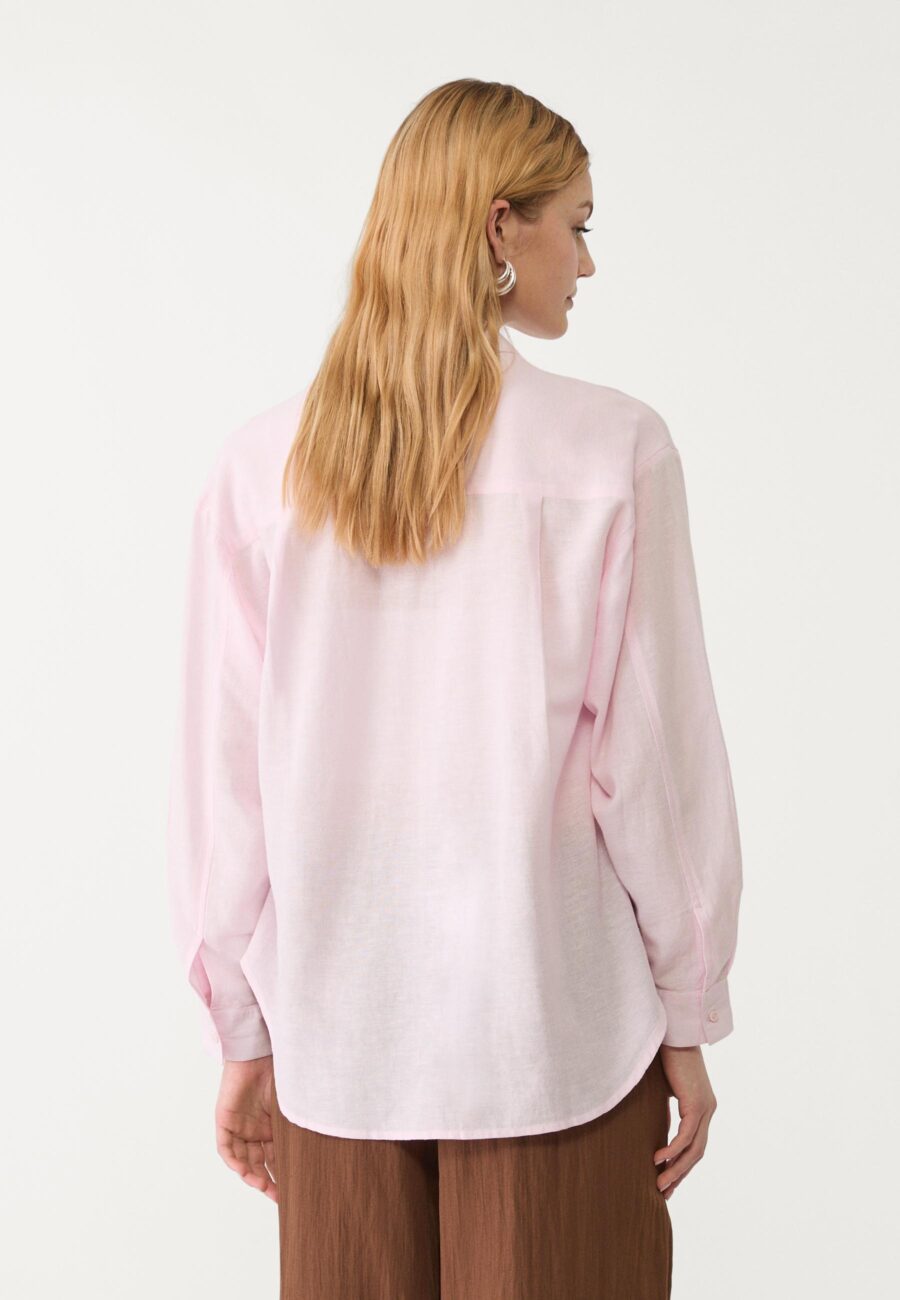 Linen blend shirt