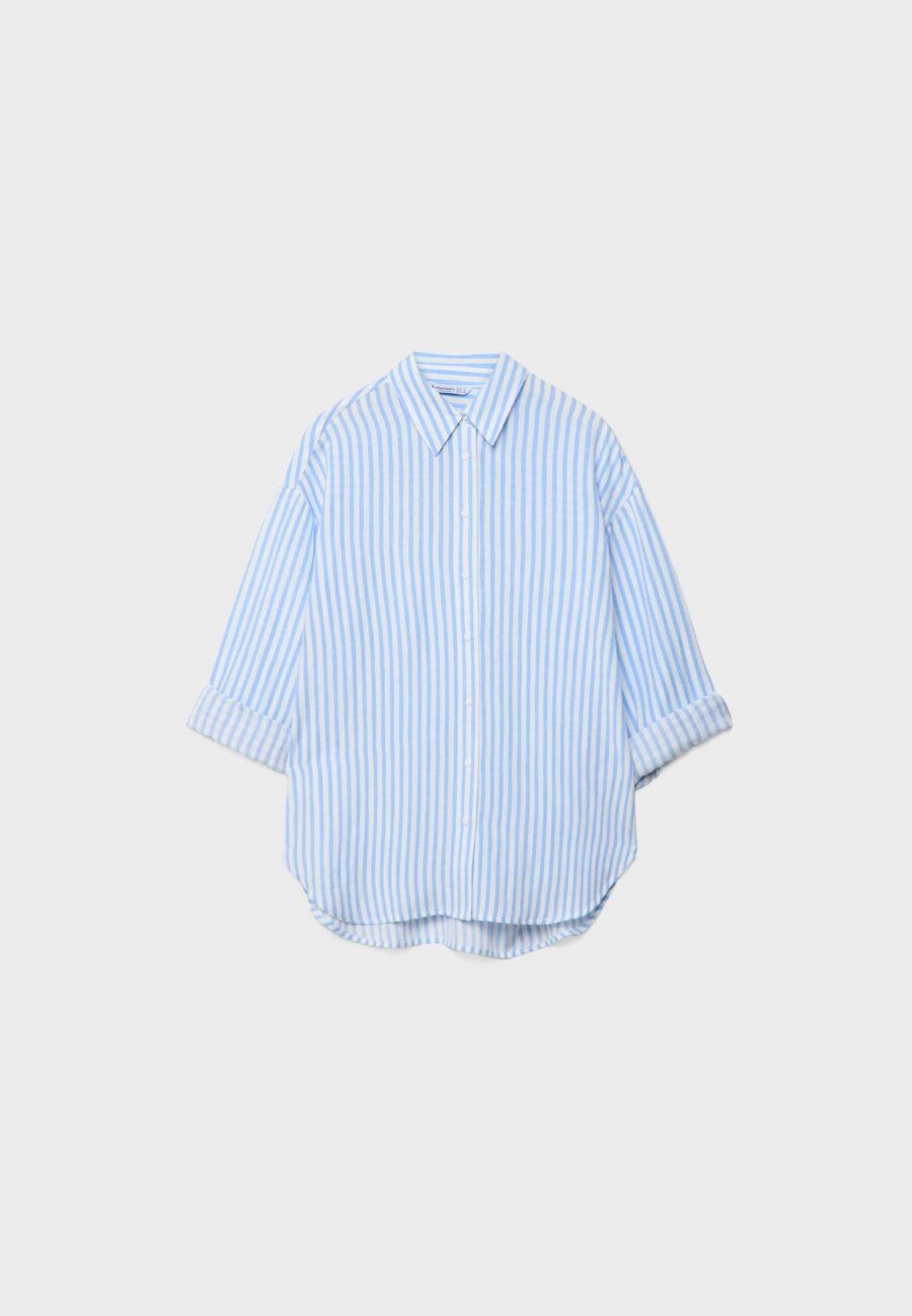 Linen blend shirt