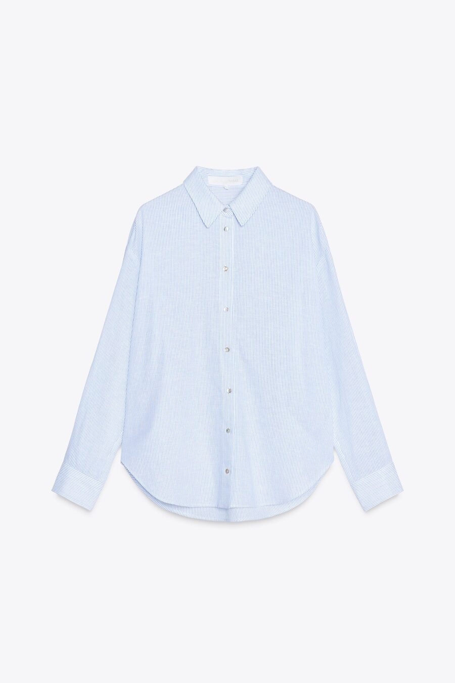 OVERSIZED LINEN BLEND SHIRT
