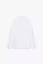 OVERSIZED LINEN BLEND SHIRT