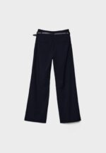 FLOWING STRAIGHT-LEG SMART TROUSERS WITH BELT