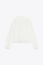 EYELET EMBROIDERY SHIRT