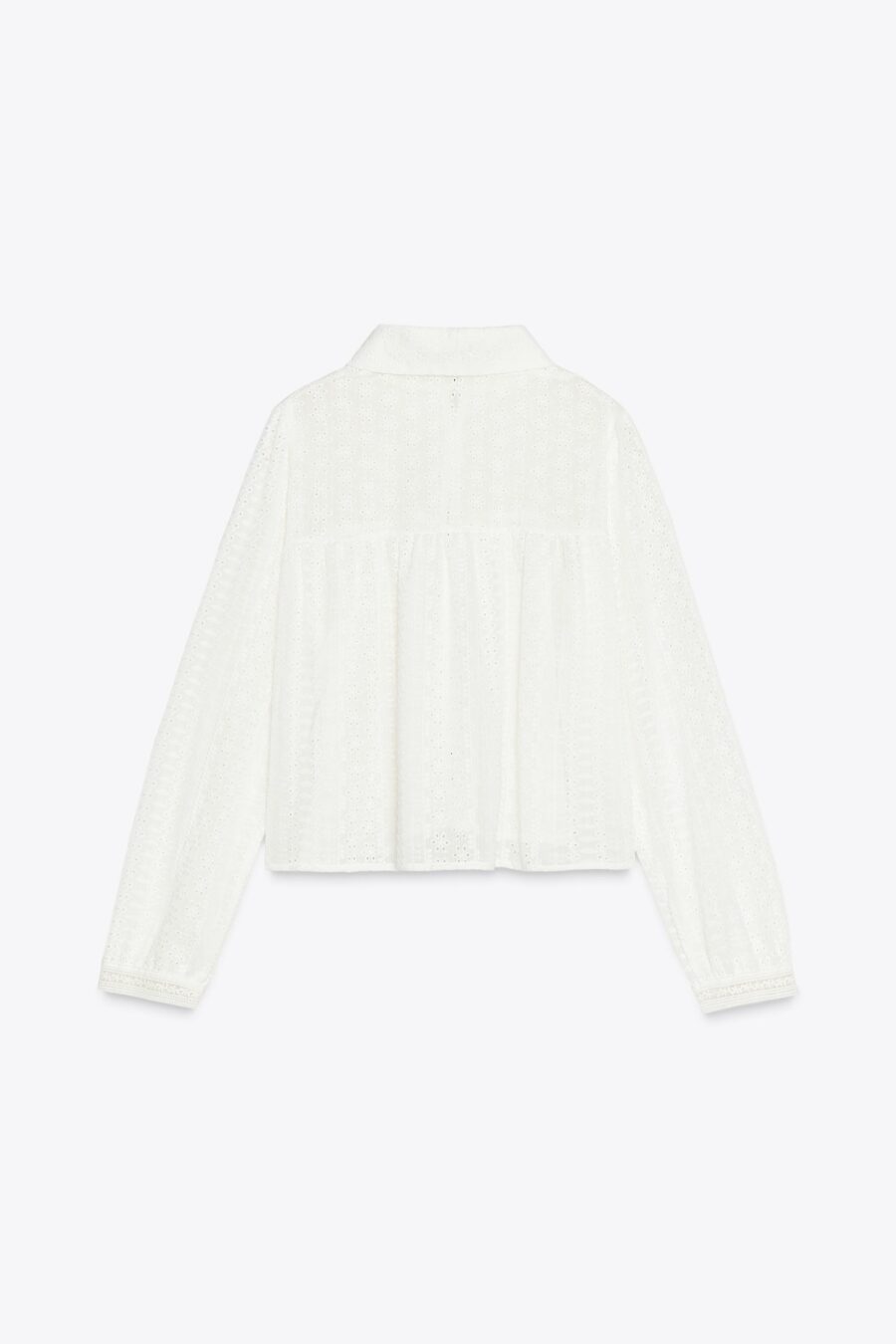 EYELET EMBROIDERY SHIRT