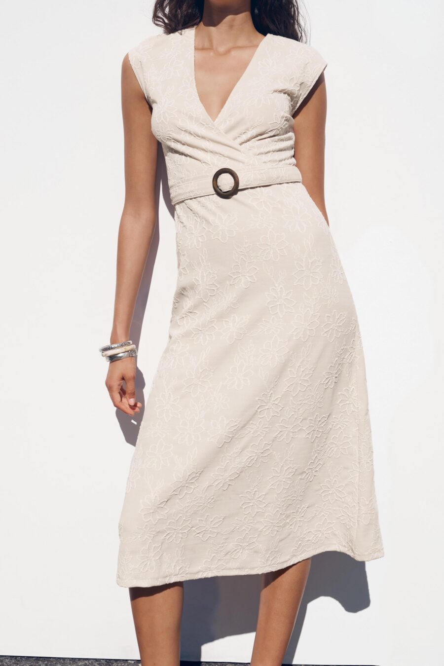RUSTIC MIDI DRESS