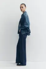 MID-RISE WIDE-LEG TRF JEANS