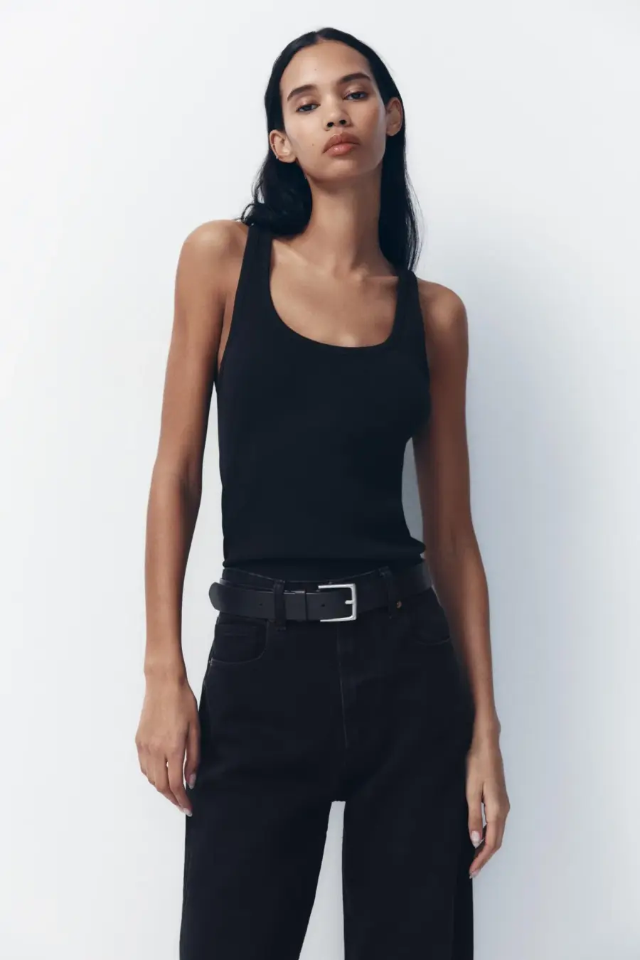 TRF WIDE-LEG HIGH-WAIST JEANS