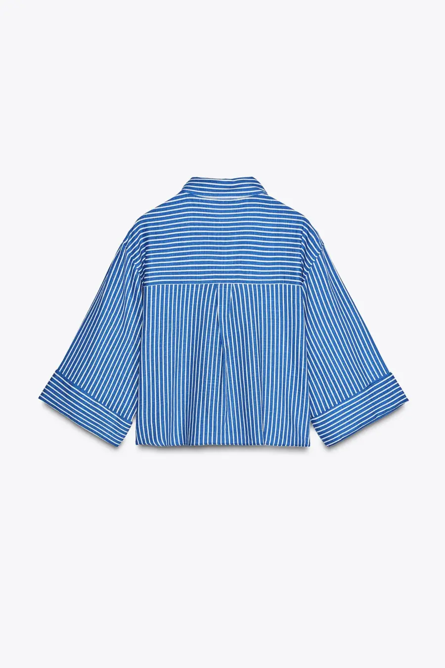 STRIPED LINEN BLEND SHIRT