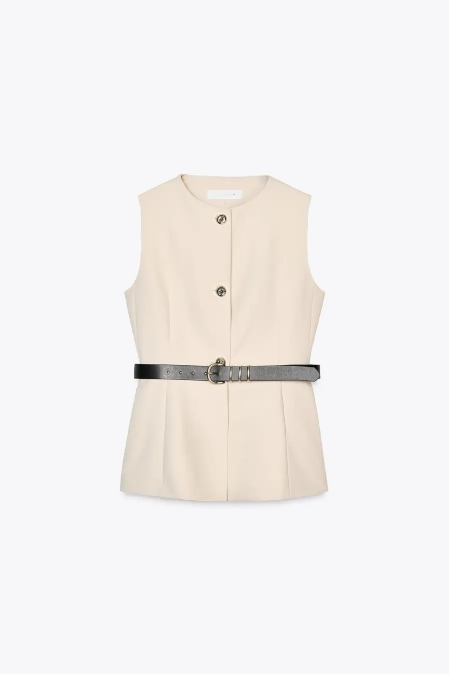 LONG WAISTCOAT WITH BELT