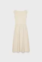 Contrasting midi dress