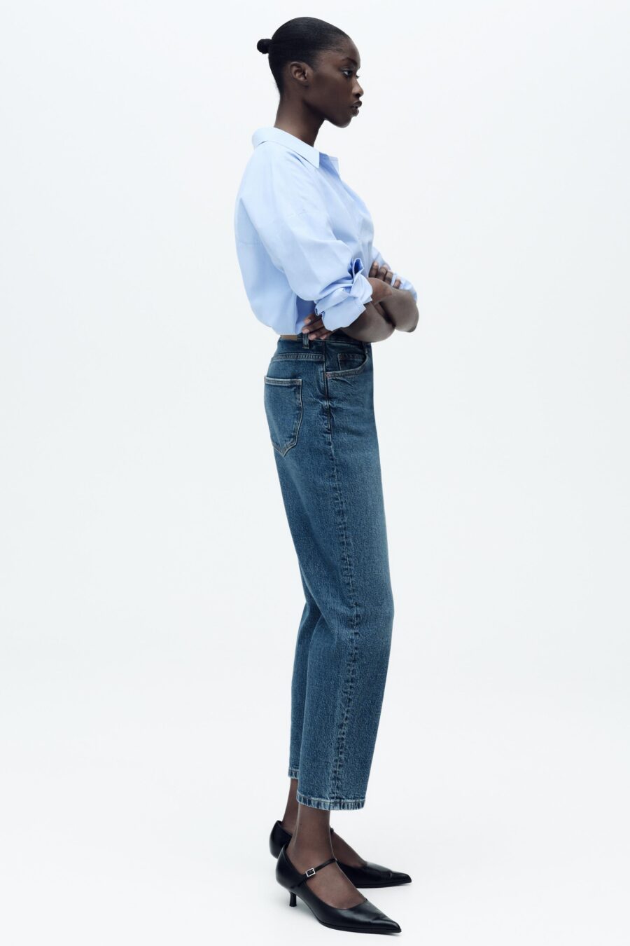 Z1975 HIGH-WAIST SLIM MOM LEG JEANS