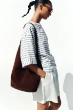 STRIPED LINEN BLEND SHIRT