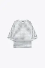STRIPED LINEN BLEND SHIRT