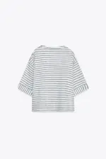 STRIPED LINEN BLEND SHIRT