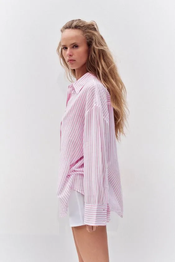 OVERSIZE STRIPED SHIRT