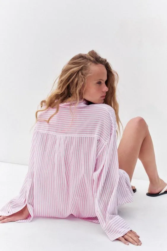 OVERSIZE STRIPED SHIRT