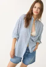 Linen blend shirt