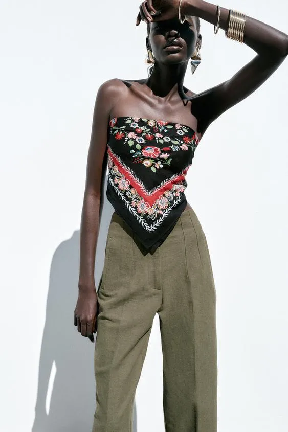 RUSTIC STRAIGHT-LEG TROUSERS