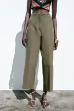 RUSTIC STRAIGHT-LEG TROUSERS