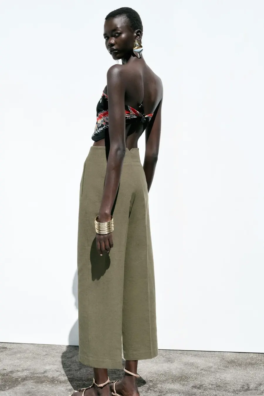 RUSTIC STRAIGHT-LEG TROUSERS