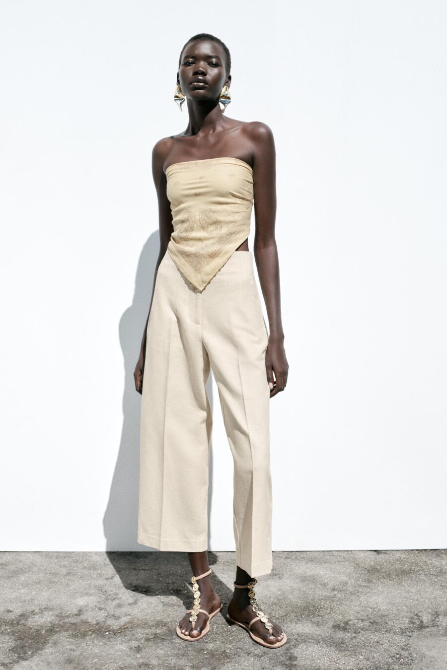 RUSTIC STRAIGHT-LEG TROUSERS