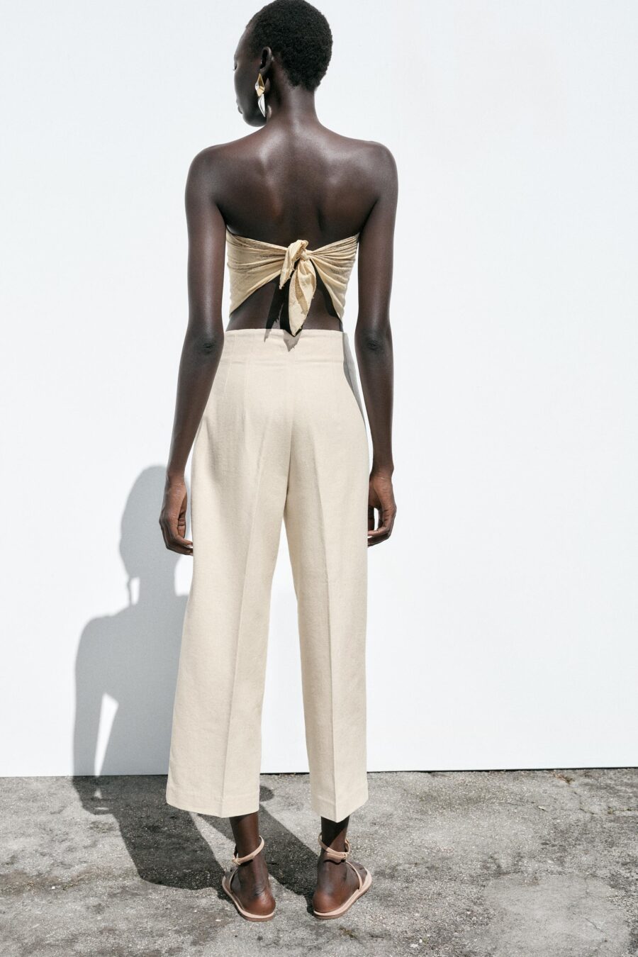 RUSTIC STRAIGHT-LEG TROUSERS