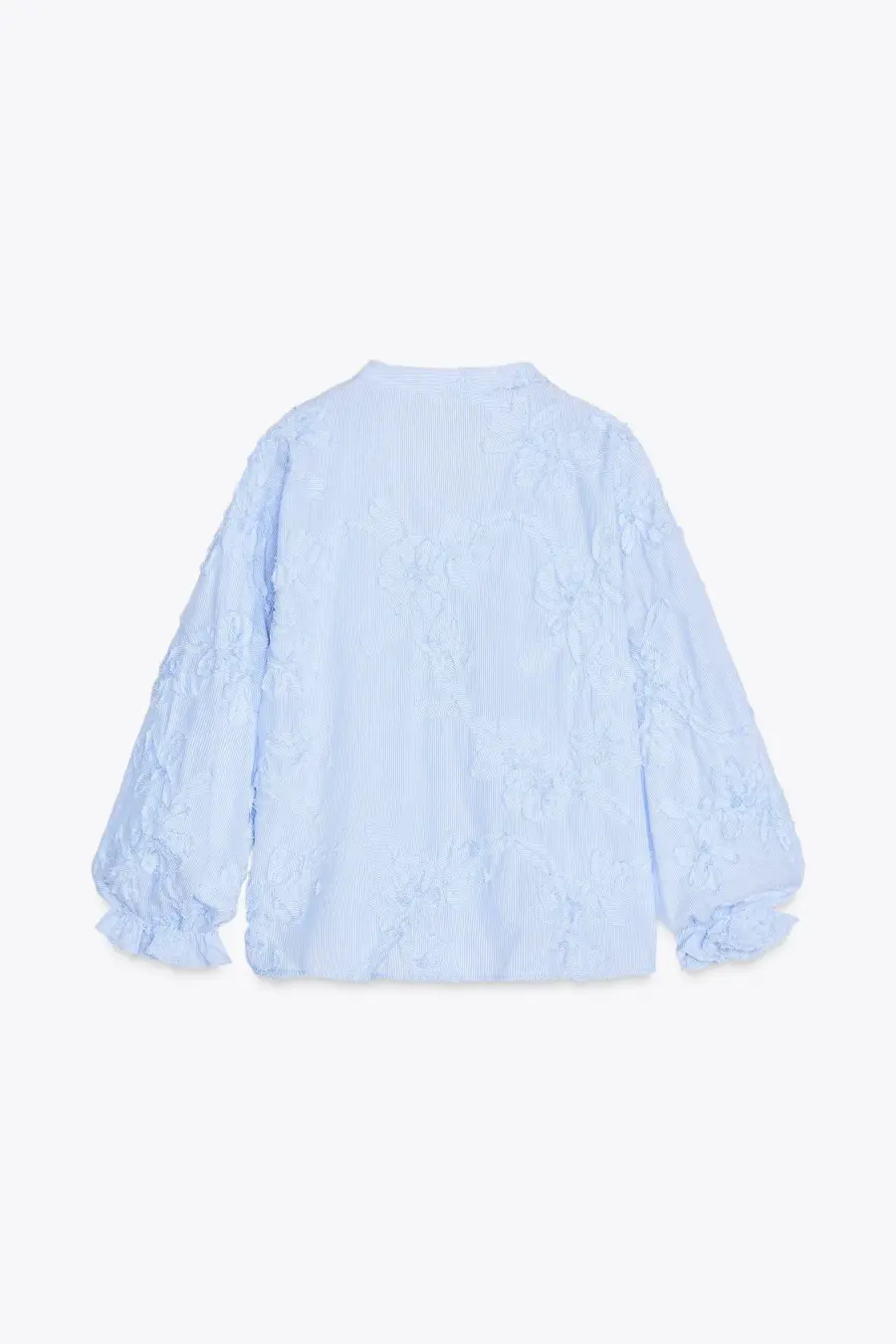 STRUCTURED STRIPED POPLIN BLOUSE