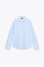 POPLIN SHIRT WITH PEARLS