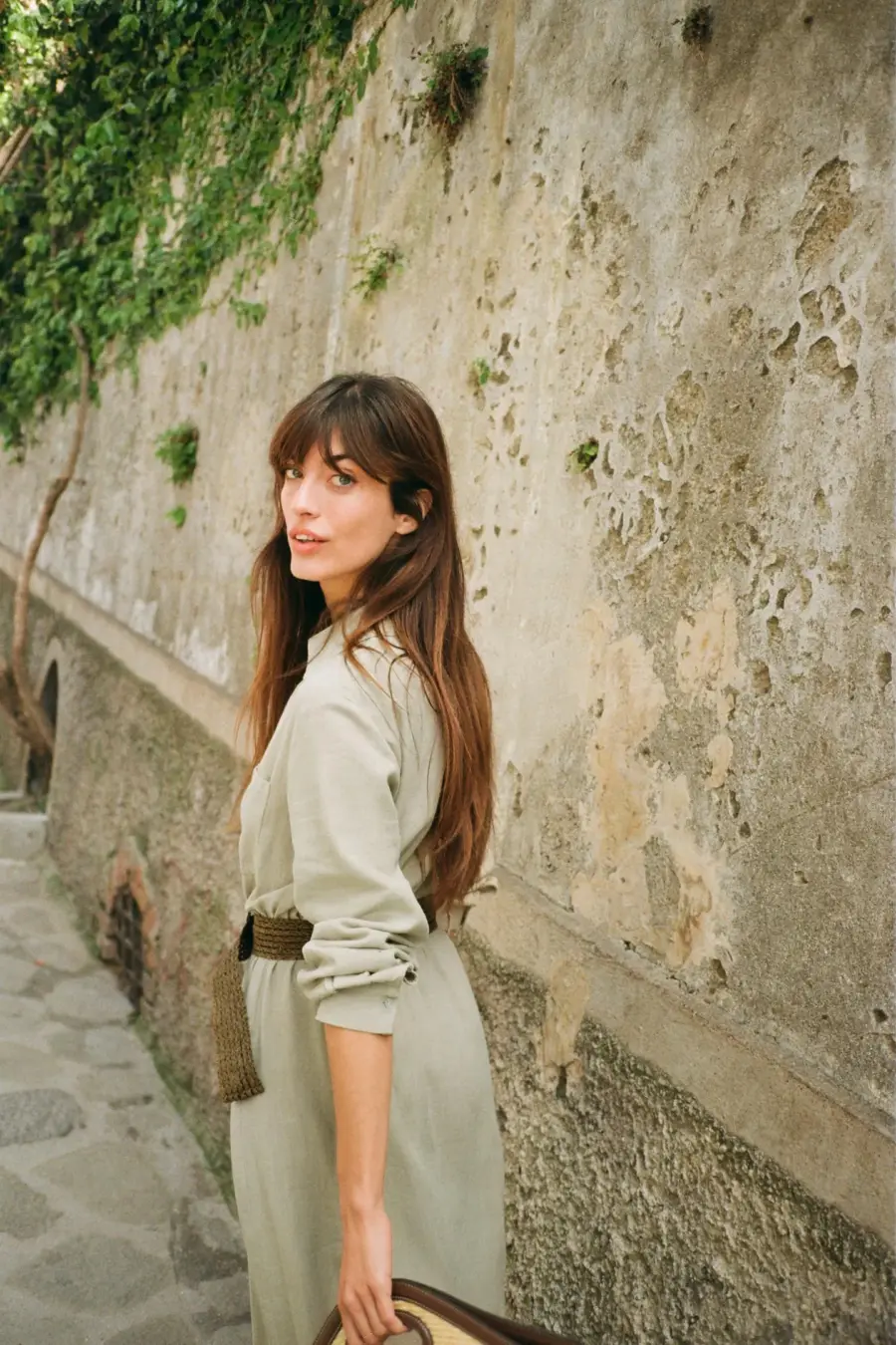 MIDI DRESS WITH BELT