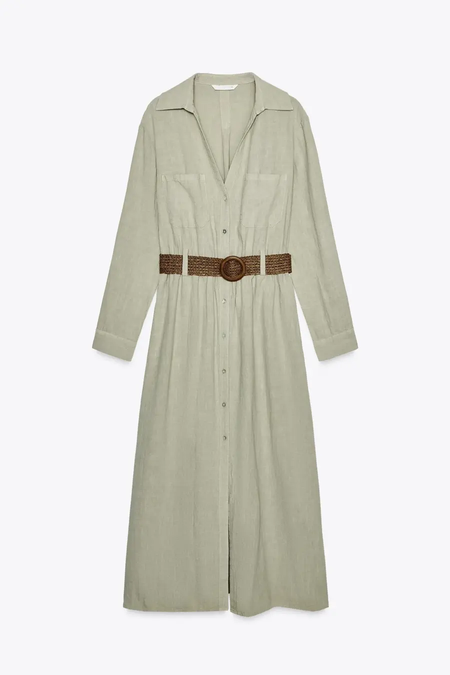 MIDI DRESS WITH BELT