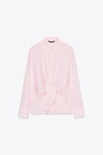 FLOWING SHIRT WITH KNOT
