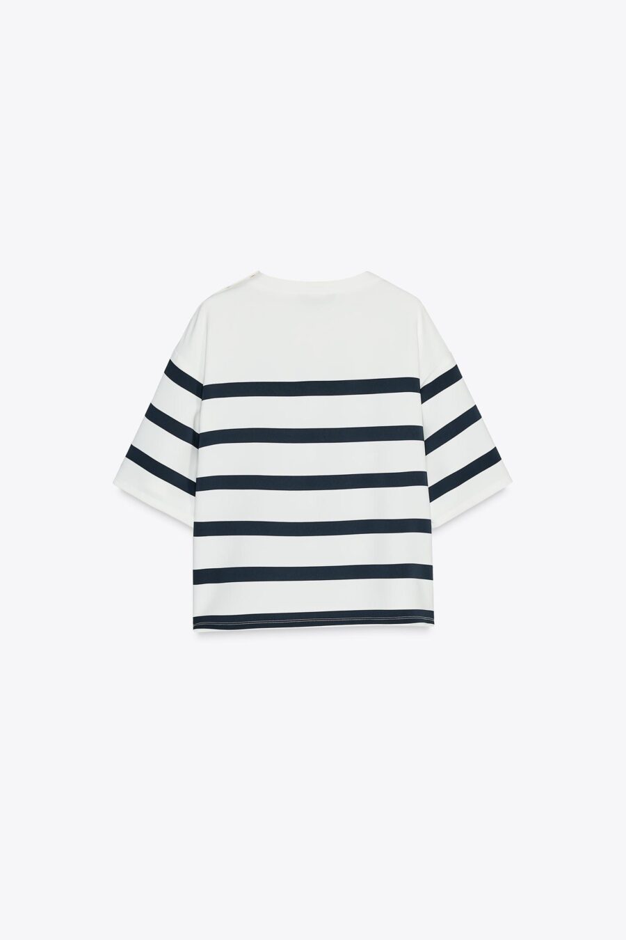 STRIPED SHORT SLEEVE TOP