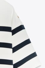 STRIPED SHORT SLEEVE TOP