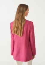 REGULAR LINEN BLEND BLAZER
