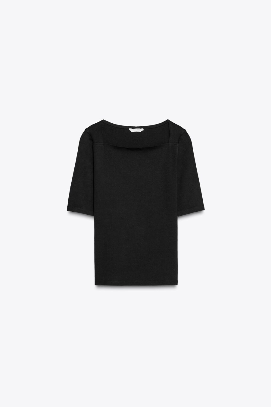 SQUARE NECKLINE T-SHIRT