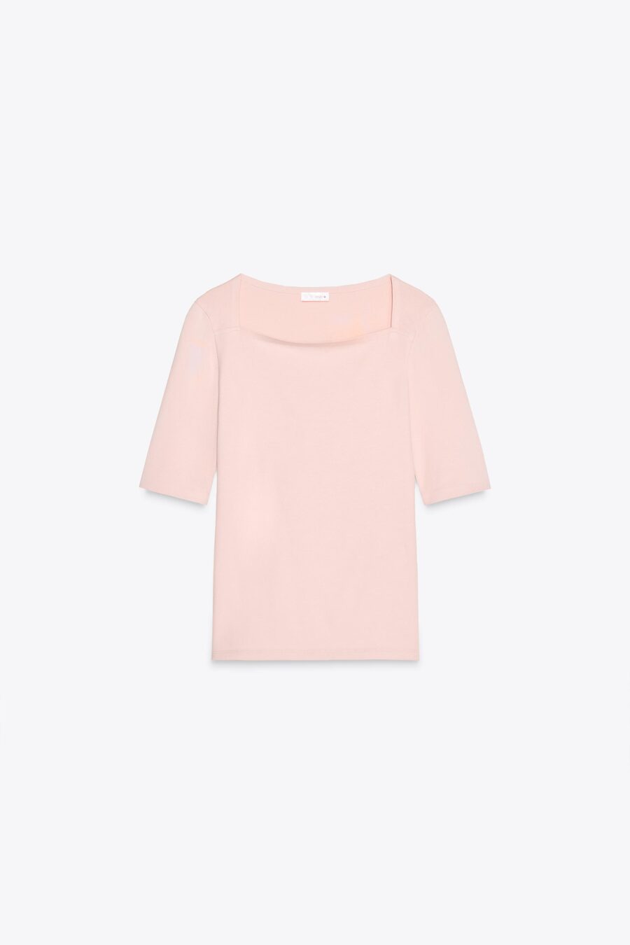 SQUARE NECKLINE T-SHIRT