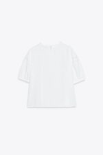 RAMIE SHIRT WITH LACE TRIM