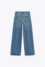 HIGH-WAIST WIDE-LEG TRF JEANS