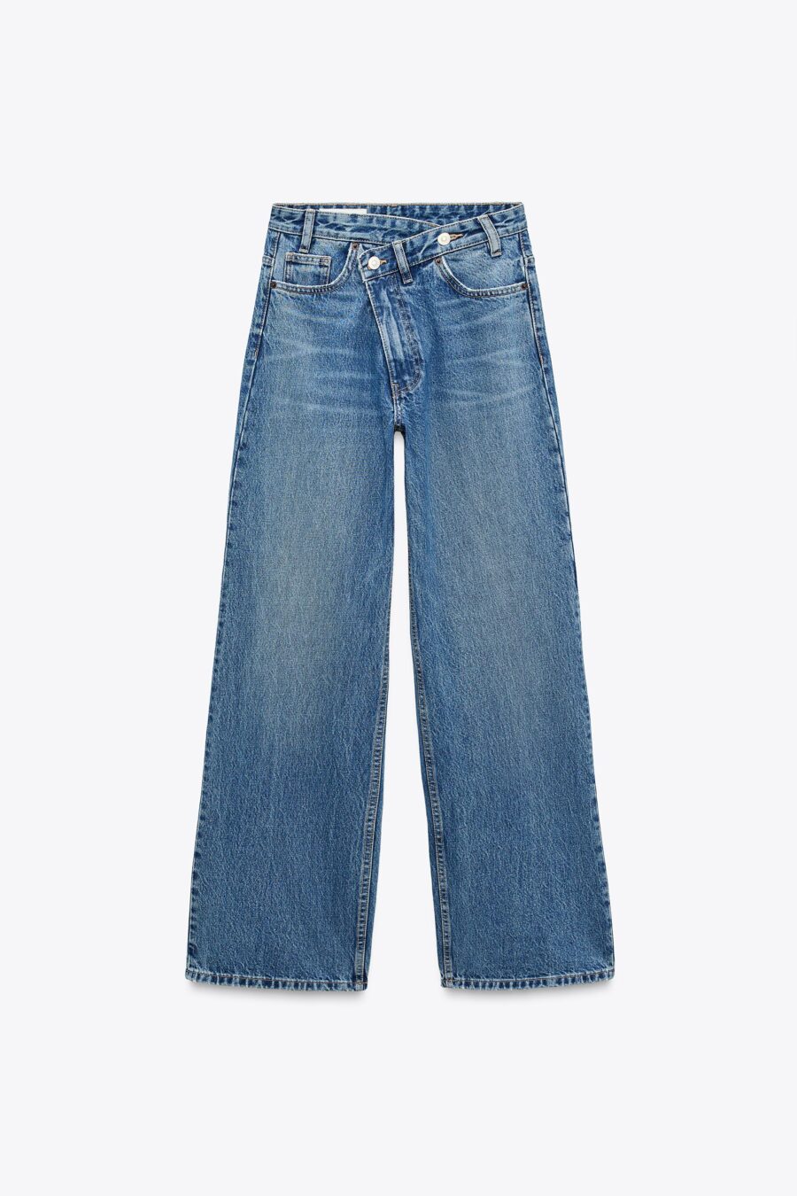 HIGH-WAIST WIDE-LEG TRF JEANS