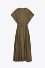 ZW COLLECTION PLEATED MIDI DRESS