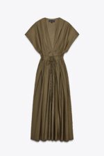 ZW COLLECTION PLEATED MIDI DRESS
