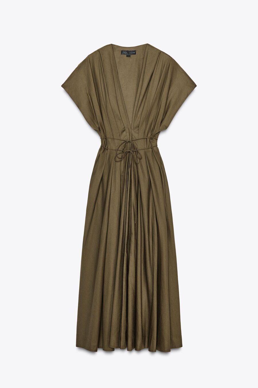 ZW COLLECTION PLEATED MIDI DRESS