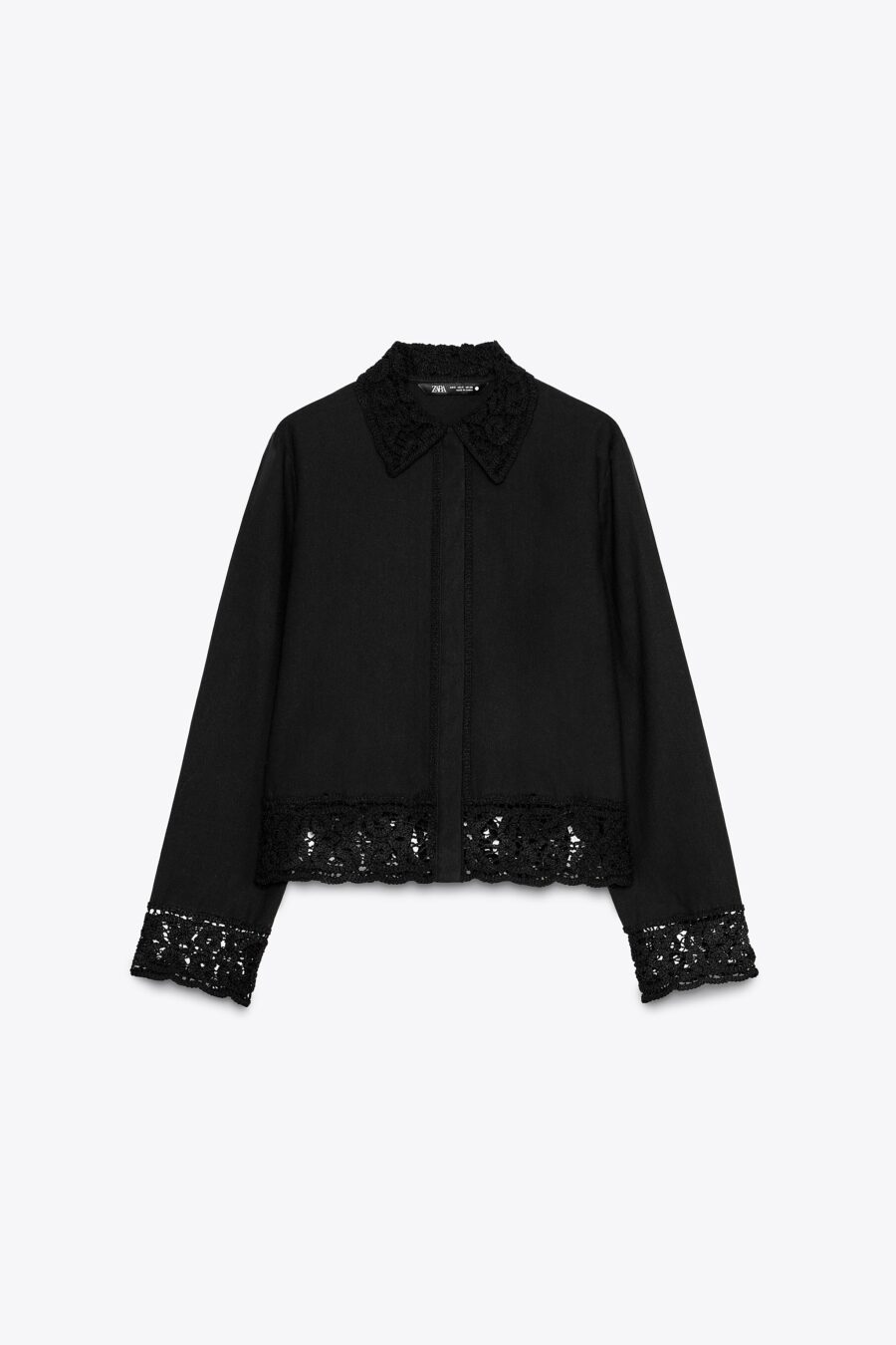 ZW COLLECTION CROCHET SHIRT