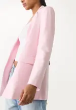 Regular linen blend blazer