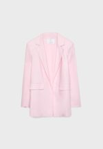 Regular linen blend blazer