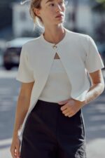 SHORT SLEEVE CARDIGAN