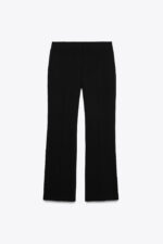 HIGH-WAIST BOOTCUT TROUSERS