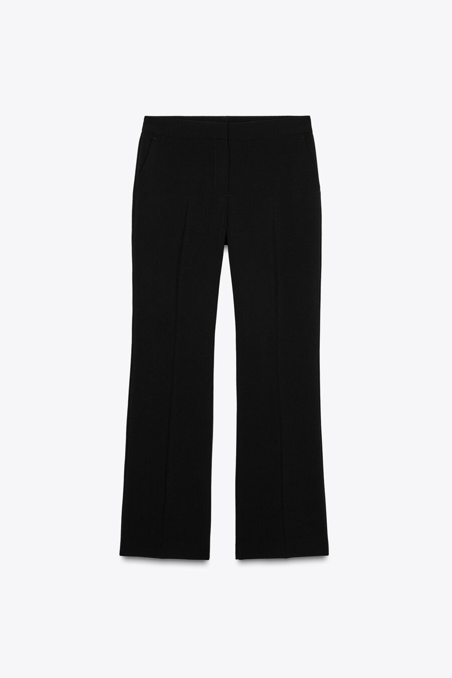 HIGH-WAIST BOOTCUT TROUSERS